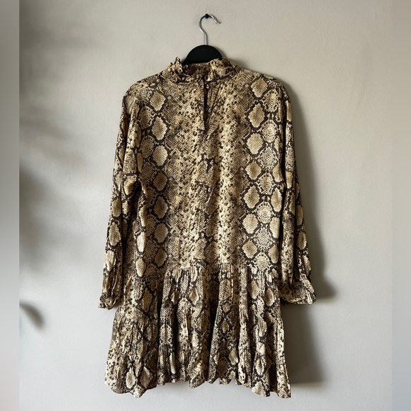 Zara chiffon snake print dress L - Picture 10 of 10
